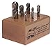 Kodiak Cutting Tools L3-OFFT-21LF USA Made Micrograin Carbide Ball Nose End Mill Set, 4 Flute, 1/8