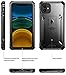 Poetic Revolution Case for iPhone 11, [20FT Mil-Grade Drop Tested], Full-Body Rugged Dual-Layer Shockproof Protective Cover with Kickstand and Built-in-Screen Protector, Black