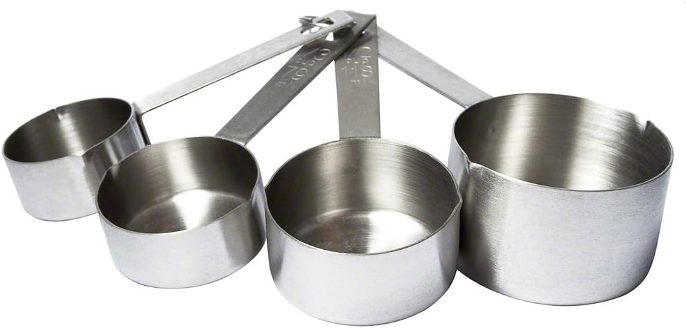 Dynamic Store Set of 4 Stainless Steel Measuring Cups