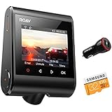 Roav by Anker Dash Cam C1 Pro, 2K Resolution 2560X1440, Built-In GPS/WiFi, 2.4" LCD, 4-Lane Wide-Angle View Lens, G-Sensor, WDR, Loop Recording, 2-Port Charger, 32G microSD Card, Easy Sharing