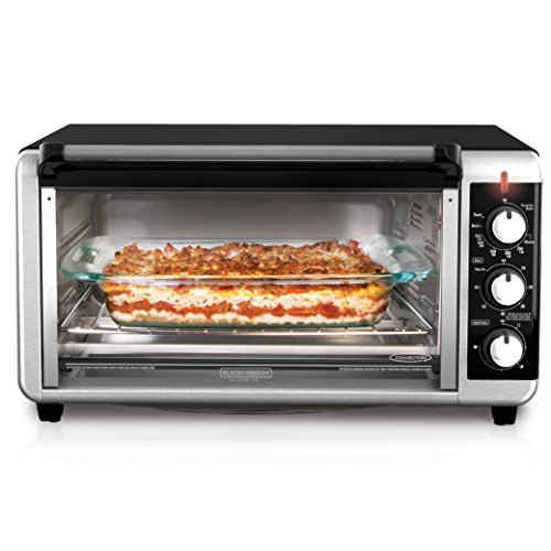 BLACK+DECKER TO3250XSB 8Slice Extra Wide Convection Countertop Toaster