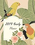 2019 Yearly Planner: Yearly Calendar Book. Monthly, Yearly Calendar Planner, Daily Weekly Monthly Pl by 