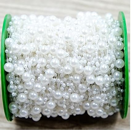 Amazon Com Pearl Bead Garland Decorative String Pearls 5