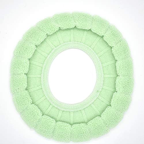 YuanhuaRongsheng Bathroom Toilet Seat Cover Soft Thicker Warmer Stretchable Washable Cloth Toilet Seat Cover Pads 4PCS(Sent in Random Color)
