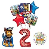 Paw Patrol The Ultimate 2nd Birthday Party Supplies and Balloon Decorations