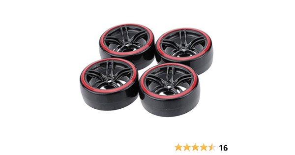 LAFEINA 1:10 RC Drift Wheels and Tires 