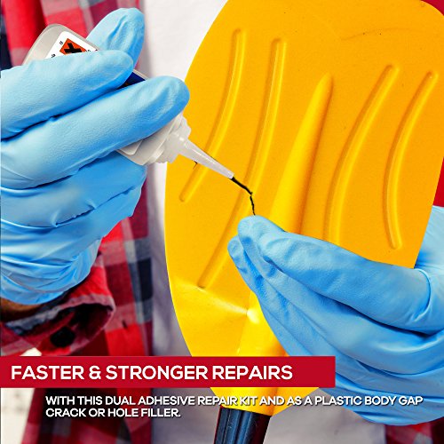 Plastic Glue Acrylic Repair, Auto Body Filler and Bumper Repair Kit Bonding Adhesive for