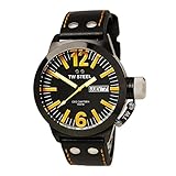 TW Steel Men's CE1027 CEO Canteen Black Leather Dial Watch