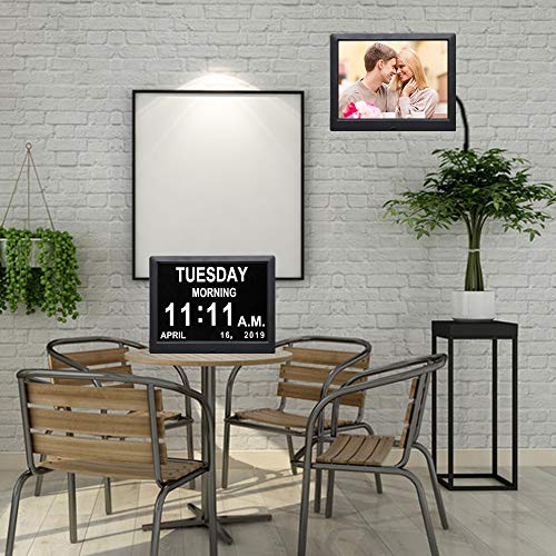 Jaihonda 9 Inch Digital Calendar Day Date Time of The Week Clock 3