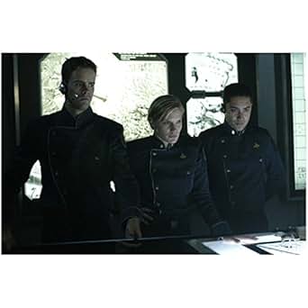 Lt. Louis Hoshi, Kara 'Starbuck' Thrace, and Lt. Felix ...