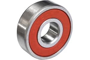 BLAZINGSTAR 10pcs 608 2RS 8x22x7mm Red Skateboards Wheels ABEC-9 Miniature Shafts Tool Skate Scooter Steel Bearings High Performance Roller (8x22x7mm, White, 10)