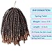 4 Pack Spring Twist Braids Ombre Colors Crochet Braids Synthetic Braiding Hair Extensions Low Temperature Fiber 8inch 100g (8 INCH, T1B/27)