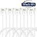 Antopos 5Pack iPhone Charger 6 Feet 8 Pin Lightning to USB Cord for iPhone iPad iPod (5x2 cables)