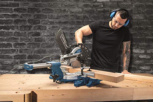 Scheppach HM254 Kappzugsäge mit Softstart & Laser - 2000W Leistung |Ø 255mm Sägeblatt | Schnittbreite/höhe: 340mm x 90mm… – Bild 5