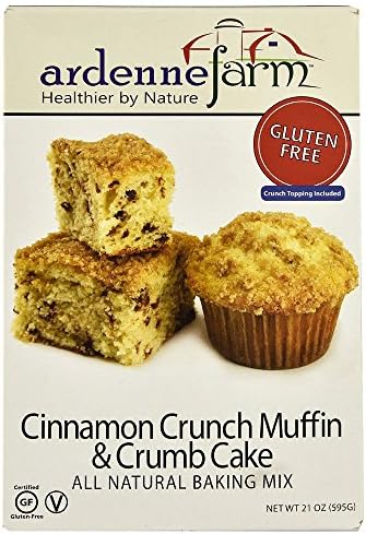 Ardenne Farm All Natural Gluten Free Baking Cake &amp; Muffin Mix Cinnamon Crunch &amp; Crumb -- 21 oz