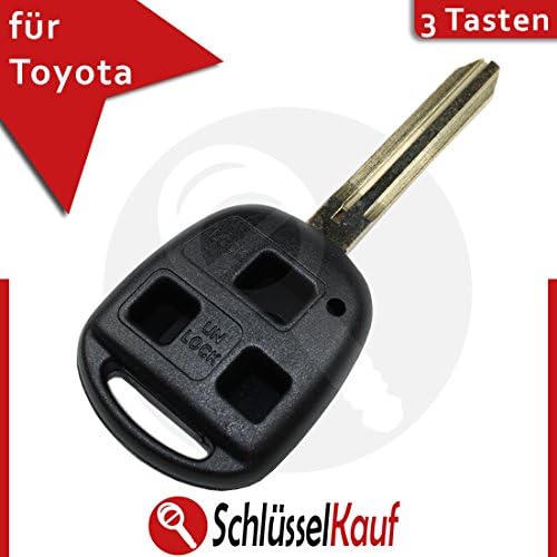 Toyota Carina Ceclica Camry Lexus New 3 Buttons Remote Key Fob Case