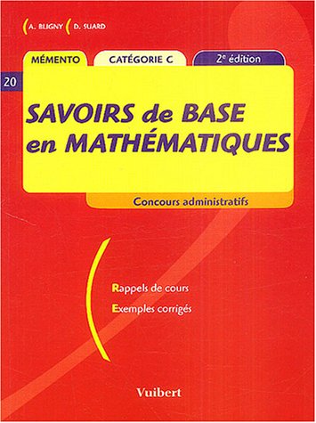 Savoirs de base en mathématiques