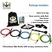 Resistance Bands for Women Men Teens - Home Gym Workout Bands - Non Slip Exercise Band - Girls Fitness Training Resistance Tubes - Physical Therapy Heavy Duty Exercise Bands Set of 11 and Guide Book