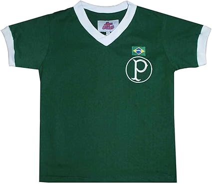 Kit Camisas Liga Retrô Palmeiras 1951 e 1914-15 Infantil
