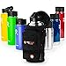 Go Time Gear Molle Water Bottle Holder, Water Bottle Bag for Backpacks, Tactical Canteen Pouch and Water Bottle Caddy, Molle Accessories and Water Pouch, Fits Up to 40 oz.