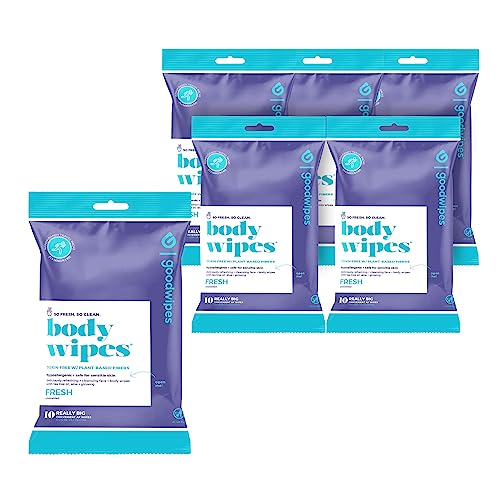 Goodwipes Body Wipes Really Big, All Over Wipes with Aloe Plant
