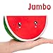 R HORSE Jumbo Cute Watermelon Squishy Kawaii Cream Scented Squishies Slow Rising Decompression Squeeze Toys for Kids or Stress Relief Toy Hop Props, Decorative Props Large (Smile Watermelon)