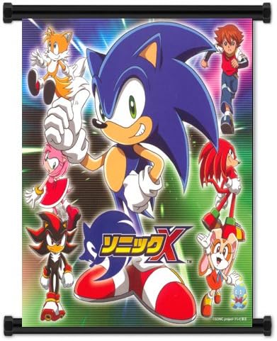 Amazon Com Sonic X Anime Fabric Wall Scroll Poster 16 X 17 Amazon Com Sonic X Anime Fabric Wall Scroll Poster 16 X 17