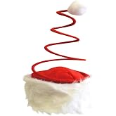 Santa Hat with Coil Spring