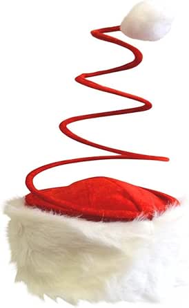 Amazon.com Santa Hat with Coil Spring Clothing