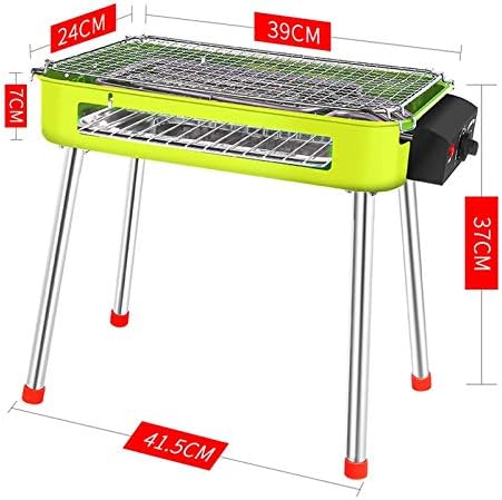 review EAHKGmh Electric Grill Household Smokeless Electric Grill Dual-use Furnace Kebab Electric Barbecue Grill Machine