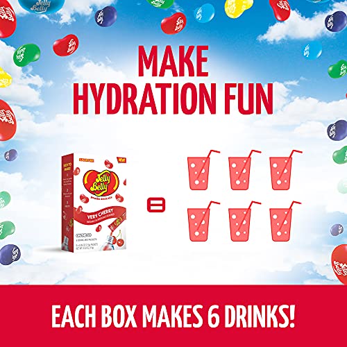 Jelly Belly, Very Cherry Powder Drink Mix (12 boxes, 72 sticks