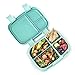 Bentgo Fresh (Aqua) – Leak-Proof & Versatile 4-Compartment Bento-Style Lunch Box – Ideal for Portion-Control and Balanced Eating On-The-Go – BPA-Free and Food-Safe Materials