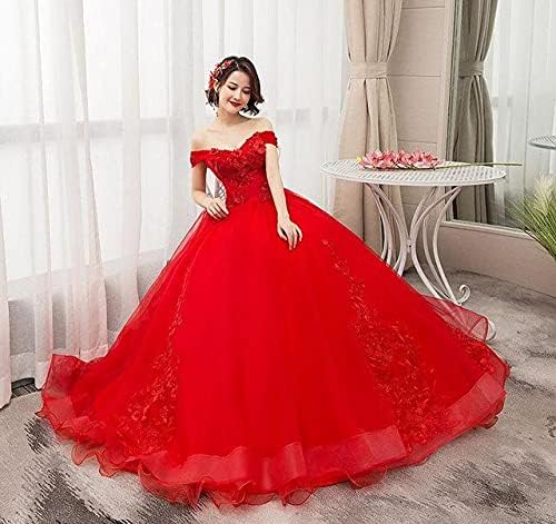 QXXKJDS Dresses New Elegant Boat Neck Luxury Lace Embroidery De 15 Anos  Party Prom Vintage Quinceanera Gown QXXKJDS (Color : Red, Size : 26W) price  in UAE | Amazon UAE | kanbkam