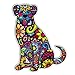 Dog Sticker Colorful Decal by Megan J Designs™ - Laptop Car Vinyl Tumbler Sticker