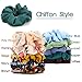 Zenpy 25 Pcs Hair Scrunchies 4 Styles Hair Bands Set Scrunchy Hair Ties Ropes Scrunchies for Women or Girls Hair Accessories - 25 Assorted Colors(Velvet, Chiffon, Silk)
