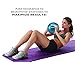 Empower Medicine Ball for Women, Exercise Weight Ball for Strength Training, Cardio, Soft Fingertip-Grip Surface, 10lb