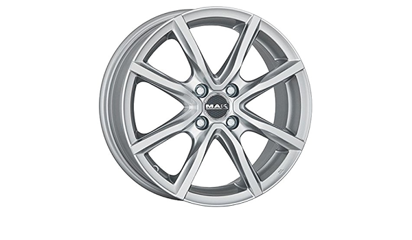 MAK Milano Plata 7 x 17 Et42 4 X 108 Hub Llantas de aleación ...