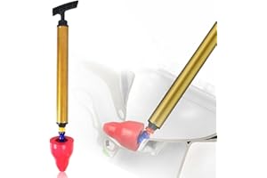 OFY ONLY FOR YOU High Pressure Toilet Unblock a Shot, Toilet Plunger Kit High Pressure Air Drain Clog Remover Plumbing Tool for Bathroom Kitchen Bathtub