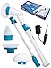 Power Spin Scrubber Cleaning Brush - Upgraded Electric Scrubber with 3 Brush Heads, Extension Handle, Rechargeable Battery - Turbo Cordless Handheld Bathroom, Floor, Tile, Shower, Bathtub Cleaner