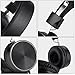 Wired Active Noise Cancelling Headphones with Inline Microphone, Foldable Travel Headphones with Airplane Adapter, On-Ear