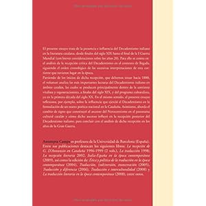 El Decadentismo italiano en la literatura catalana (Spanish Edition)