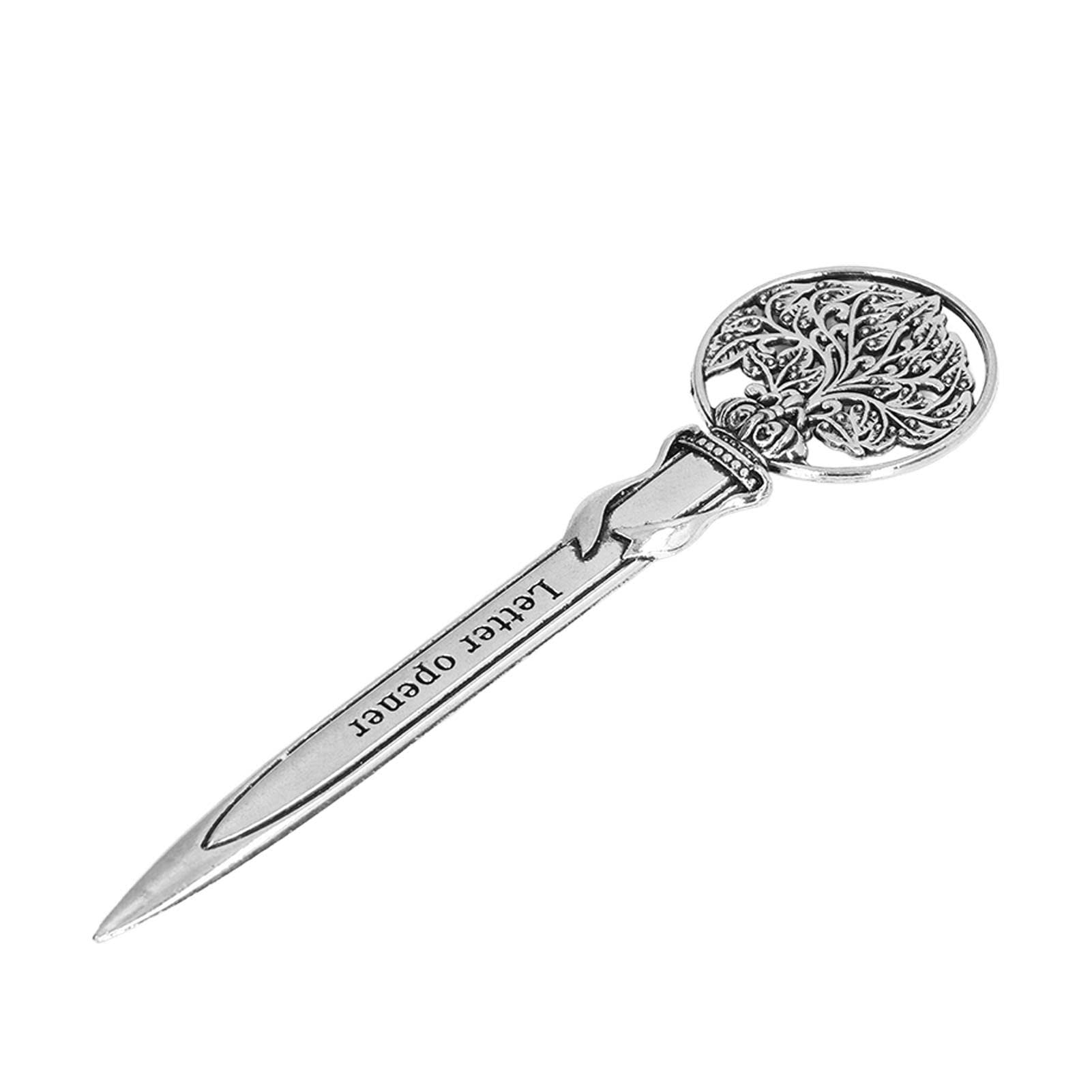 Tnfeeon Letter Openers, Retro Envelope Opener Knife Lightweight Hand-Made Envelope Cutter(style 1)
