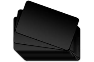 Generic [20 Piece] Credit Card Size UHF RFID Black PVC Card GS1 Class 1 Gen 2 and ISO/IEC 18000-6C with UCODE 8 chip, Long Range (up to 10m), 128-bit EPC, 48-bit Unique TID., 84x54mm