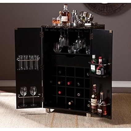 Furniture Home Bar Furniture Boahaus Expandable Bar Cabinet With
