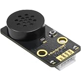 AI Voice Sensor Module Voice Broadcasting Command Recognition Custom Wake Words Programmable Robot Sound Sensor Offline Speak Control for Arduino/RaspberryPi/ESP32/Jetson Development, WonderEcho