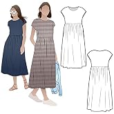 Style Arc Sewing Pattern - Montana Midi Dress (Sizes 04-16)