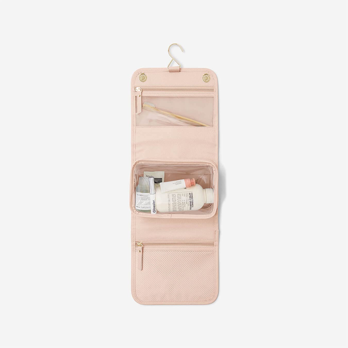 Stackers Blush Pink Small Hanging Washbag