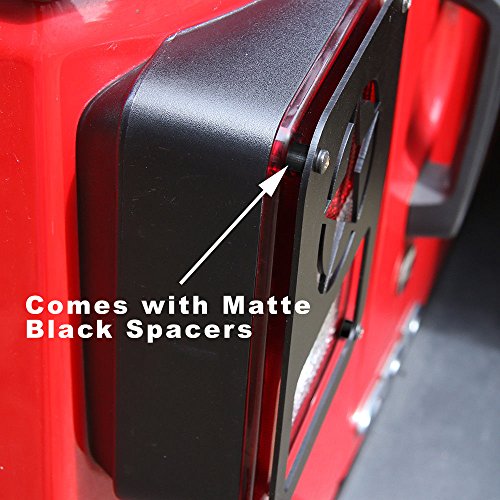 image for Yoursme Tail Light Covers Matte Black Taillight Guard Light Cover Prot