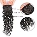 Klaiyi Brazilian Natural Wave 4X4 Free Part Lace Closure Unprocessed 100% Human Hair Extensions Natural Color (10inch, closure)
