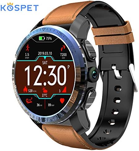Kospet Optimus Pro Smartwatch 3GB 32GB 800mAh Battery Dual Systems 4G IP67 Waterproof 8.0MP 1.39" Android 7.1.1 MTK6739 1.25GHZ Fitness Tracker Men